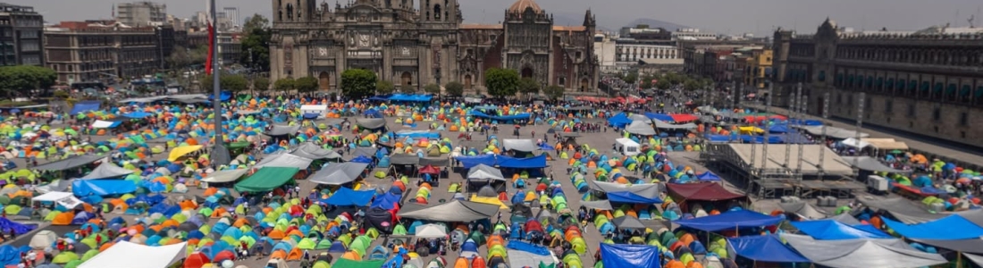 En las aulas, calles y plazas públicas, la naturaleza de la protesta magisterial